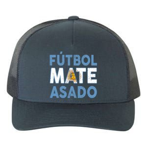 Argentina Flag Futbol Mate Asado Argentinian Pride Yupoong Adult 5-Panel Trucker Hat