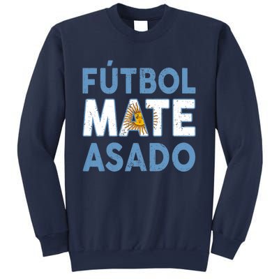 Argentina Flag Futbol Mate Asado Argentinian Pride Sweatshirt