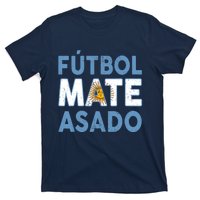 Argentina Flag Futbol Mate Asado Argentinian Pride T-Shirt