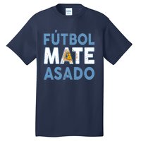 Argentina Flag Futbol Mate Asado Argentinian Pride Tall T-Shirt