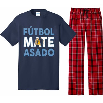 Argentina Flag Futbol Mate Asado Argentinian Pride Pajama Set