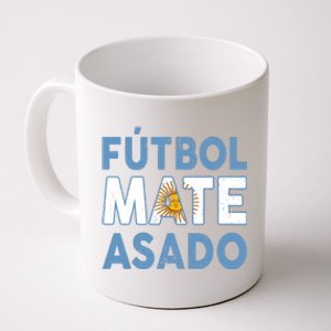 Argentina Flag Futbol Mate Asado Argentinian Pride Coffee Mug