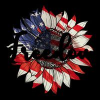 American Flag Freedom Sunflower Independence Day Mug