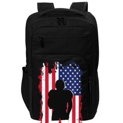 America Football Flag Impact Tech Backpack