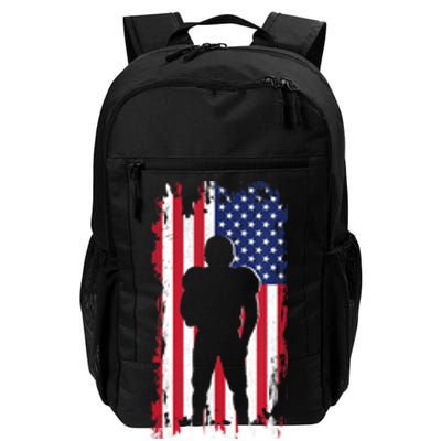 America Football Flag Daily Commute Backpack