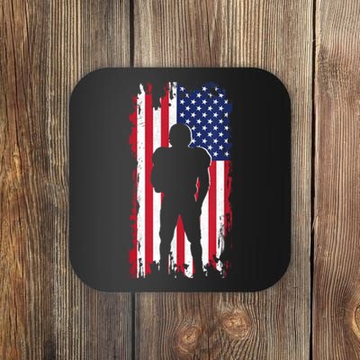 America Football Flag Coaster