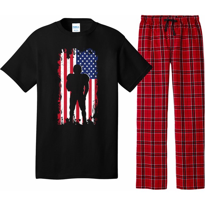 America Football Flag Pajama Set