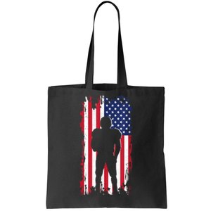 America Football Flag Tote Bag