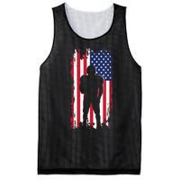 America Football Flag Mesh Reversible Basketball Jersey Tank