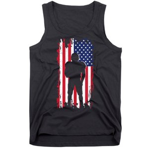 America Football Flag Tank Top