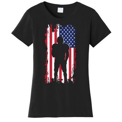 America Football Flag Women's T-Shirt