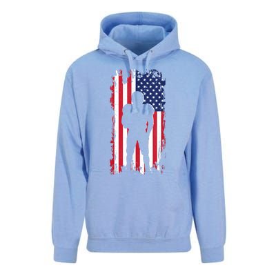 America Football Flag Unisex Surf Hoodie