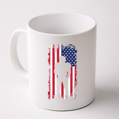 America Football Flag Coffee Mug