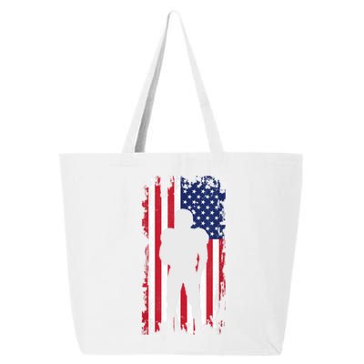 America Football Flag 25L Jumbo Tote