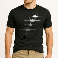 Air Force Fighter Jets F4 F111 F15 F16 F22 F35  Cooling Performance Crew T-Shirt