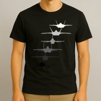 Air Force Fighter Jets F4 F111 F15 F16 F22 F35  T-Shirt