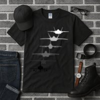 Air Force Fighter Jets F4 F111 F15 F16 F22 F35  Tall T-Shirt