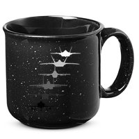 Air Force Fighter Jets F4 F111 F15 F16 F22 F35  15oz Campfire Ceramic Mug