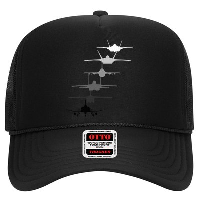 Air Force Fighter Jets F4 F111 F15 F16 F22 F35  Hat