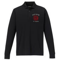 Adorable Firefighter for Little Heroes Performance Long Sleeve Polo