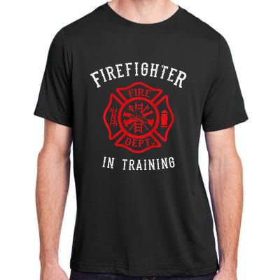 Adorable Firefighter for Little Heroes Adult ChromaSoft Performance T-Shirt