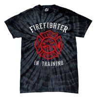 Adorable Firefighter for Little Heroes Tie-Dye T-Shirt