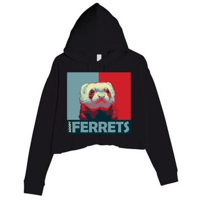 Adopt Ferrets Ferret Costume Ferret Plushie Gift Crop Fleece Hoodie