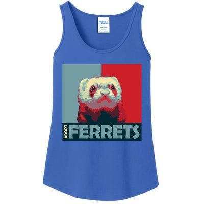 Adopt Ferrets Ferret Costume Ferret Plushie Gift Ladies Essential Tank