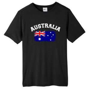 Australia Flag Funny Gift Tall Fusion ChromaSoft Performance T-Shirt