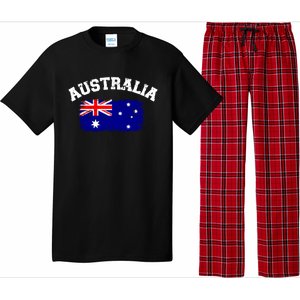 Australia Flag Funny Gift Pajama Set