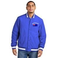 Australia Flag Funny Gift Insulated Varsity Jacket