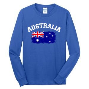 Australia Flag Funny Gift Tall Long Sleeve T-Shirt