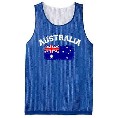 Australia Flag Funny Gift Mesh Reversible Basketball Jersey Tank