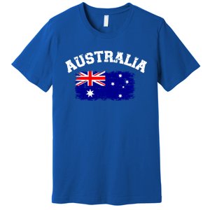 Australia Flag Funny Gift Premium T-Shirt