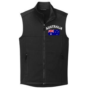 Australia Flag Funny Gift Collective Smooth Fleece Vest