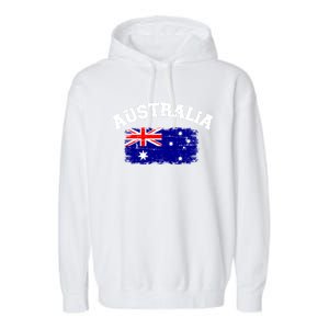 Australia Flag Funny Gift Garment-Dyed Fleece Hoodie