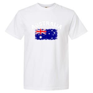 Australia Flag Funny Gift Garment-Dyed Heavyweight T-Shirt