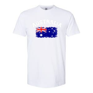 Australia Flag Funny Gift Softstyle CVC T-Shirt