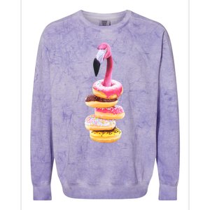 A Famished Flamingo 1 Colorblast Crewneck Sweatshirt