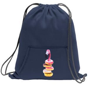 A Famished Flamingo 1 Sweatshirt Cinch Pack Bag