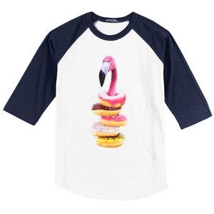 A Famished Flamingo 1 Baseball Sleeve Shirt