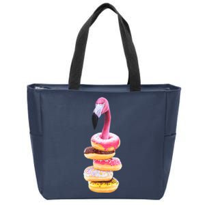 A Famished Flamingo 1 Zip Tote Bag