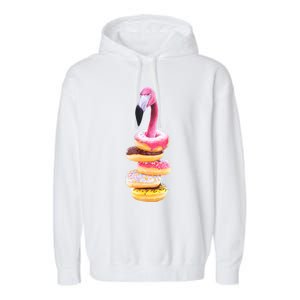 A Famished Flamingo 1 Garment-Dyed Fleece Hoodie