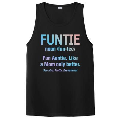 Aunt Funtie Fun Auntie Like A Mom Only Better Definition Gift PosiCharge Competitor Tank