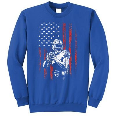 American Flag Football Team Gift Sweatshirt