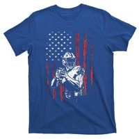 American Flag Football Team Gift T-Shirt