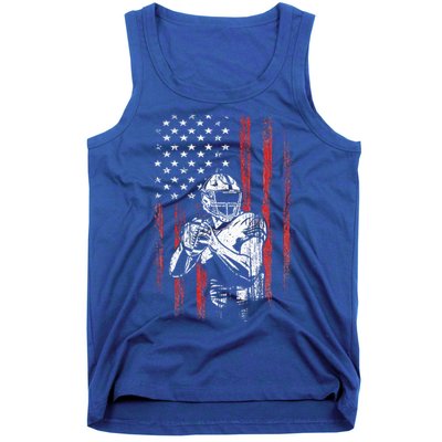 American Flag Football Team Gift Tank Top