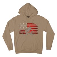 American Flag Fishing Hoodie