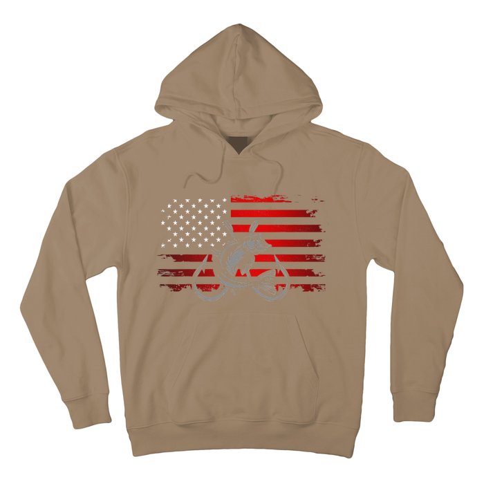 American Flag Fishing Hoodie