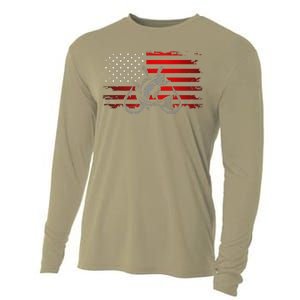 American Flag Fishing Cooling Performance Long Sleeve Crew